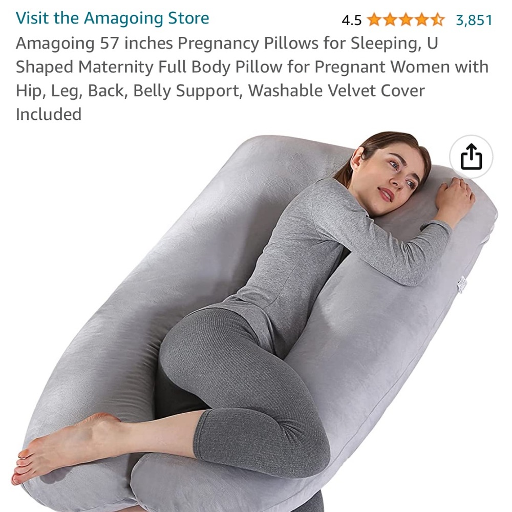 large body pillow U shaped